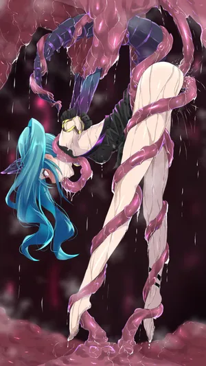 初音ミクヴィランver.触手責め
