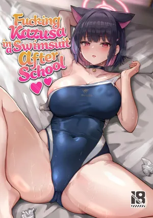 [Vivido (Kumasaku Tamizou)] Kazusa to Houkago Mizugi Ecchi | Fucking Kazusa in a Swimsuit After School (Blue Archive) [English] [Shiromaru] [Digital]